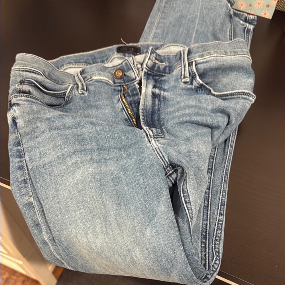 MOTHER Skinny Blue Jeans Timeless Comfort